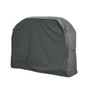 SHIELD Patio Outdoor BBQ Grill Cover Durable Weather-Resistant Fabric Dark Gray 58x24x48 inches