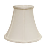 Slant Bell Softback Lampshade with Washer Fitter, White