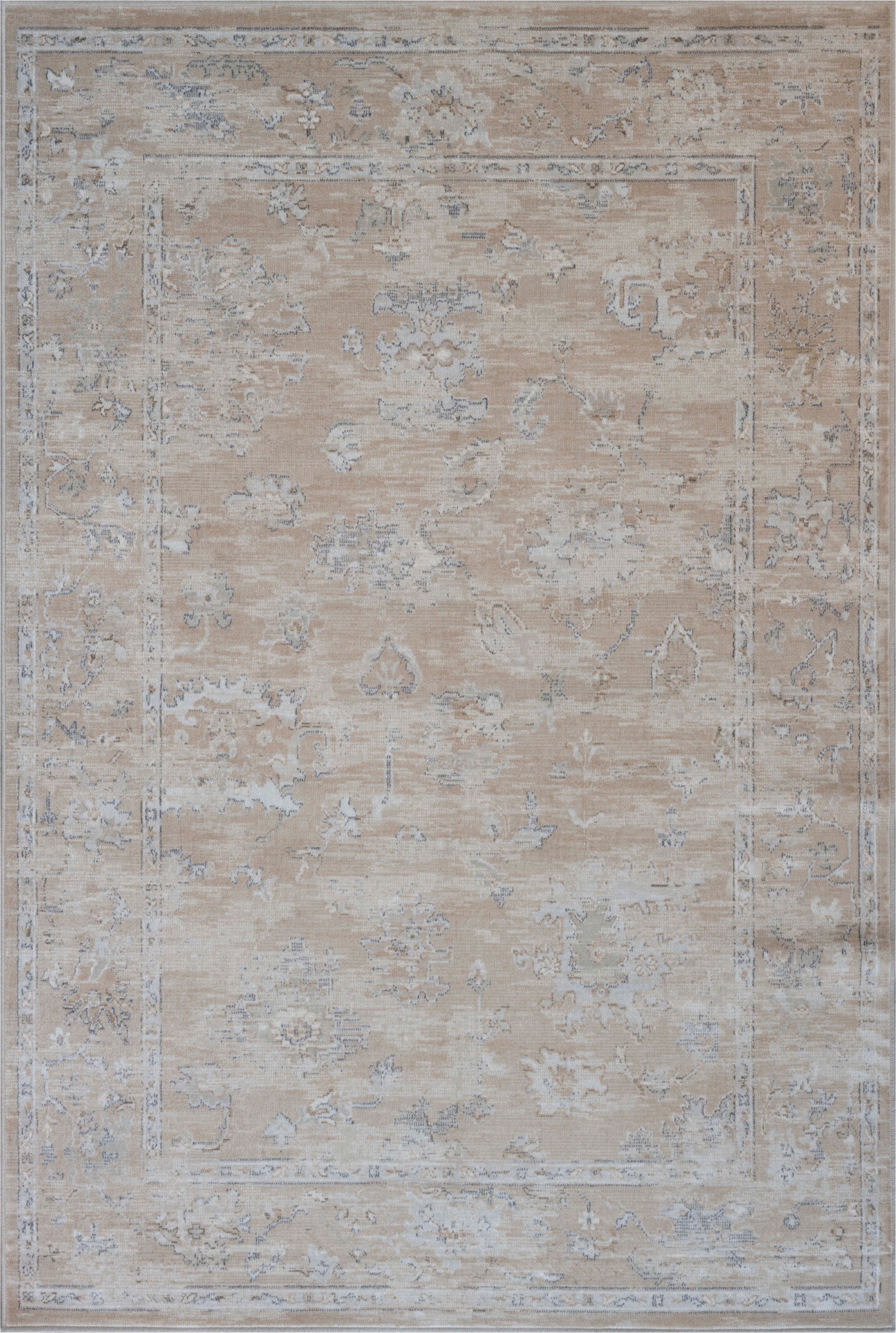 Everly Brown, Ivory, Taupe and White Viscose  Area Rug