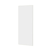 Modern Full Length Mirror with High Definition Shatter-Proof Glass and White Aluminum Alloy Frame, 70' x 31'