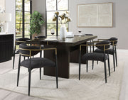 Jaramillo Gold & Rustic Espresso Finish 7PCS Dining Room Set