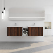 72 Inch Soft Close Doors Bathroom Vanity With Sink, A Small Storage Shelves, 30' and 12' Combination Cabinet,(KD-Packing)