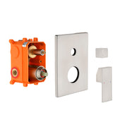 3 Way Outlet Function Solid Brass Shower Diverter Valve Mixer Rough-In Shower Handle Valve Kit Replacement