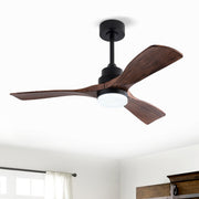 Hot sales 42 Inch Ceiling Fans with Lights and Remote, Black Ceiling Fan for Patios with Light 3 Blades Modern Ceiling Fan Noiseless Reversible DC Motor,  Ceiling Fan for Farmhouse