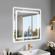 36x36 Inch Frameless LED Bathroom Mirror,Smart Mirror