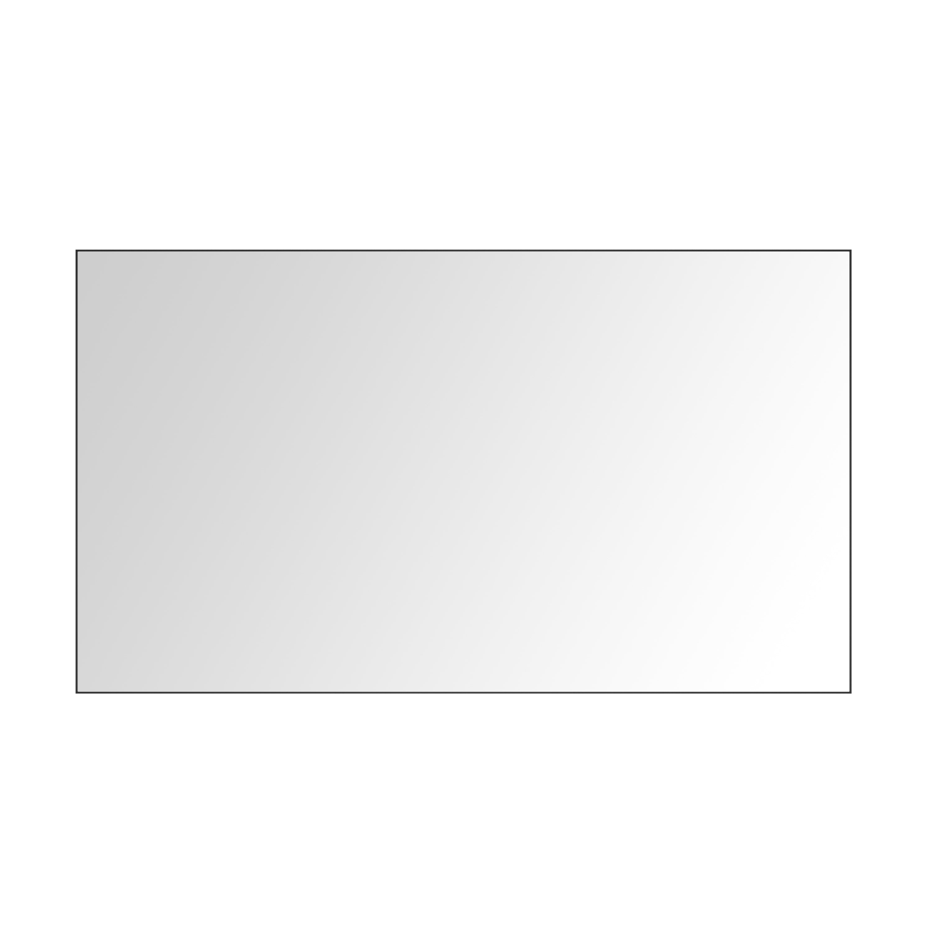 72in. W x 48in. H  Metal Framed Bathroom Mirror for Wall, Rectangle Mirror, Bathroom Vanity Mirror Farmhouse, Anti-Rust, Hangs Horizontally or Vertically