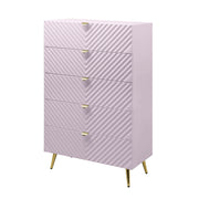 Gaines Pink High Gloss Finish Chest