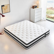 TWIN XL 12INCH Breathable Hybrid Mattress Memory Foam Individual Pocket Springs Oeko-Tex Certified