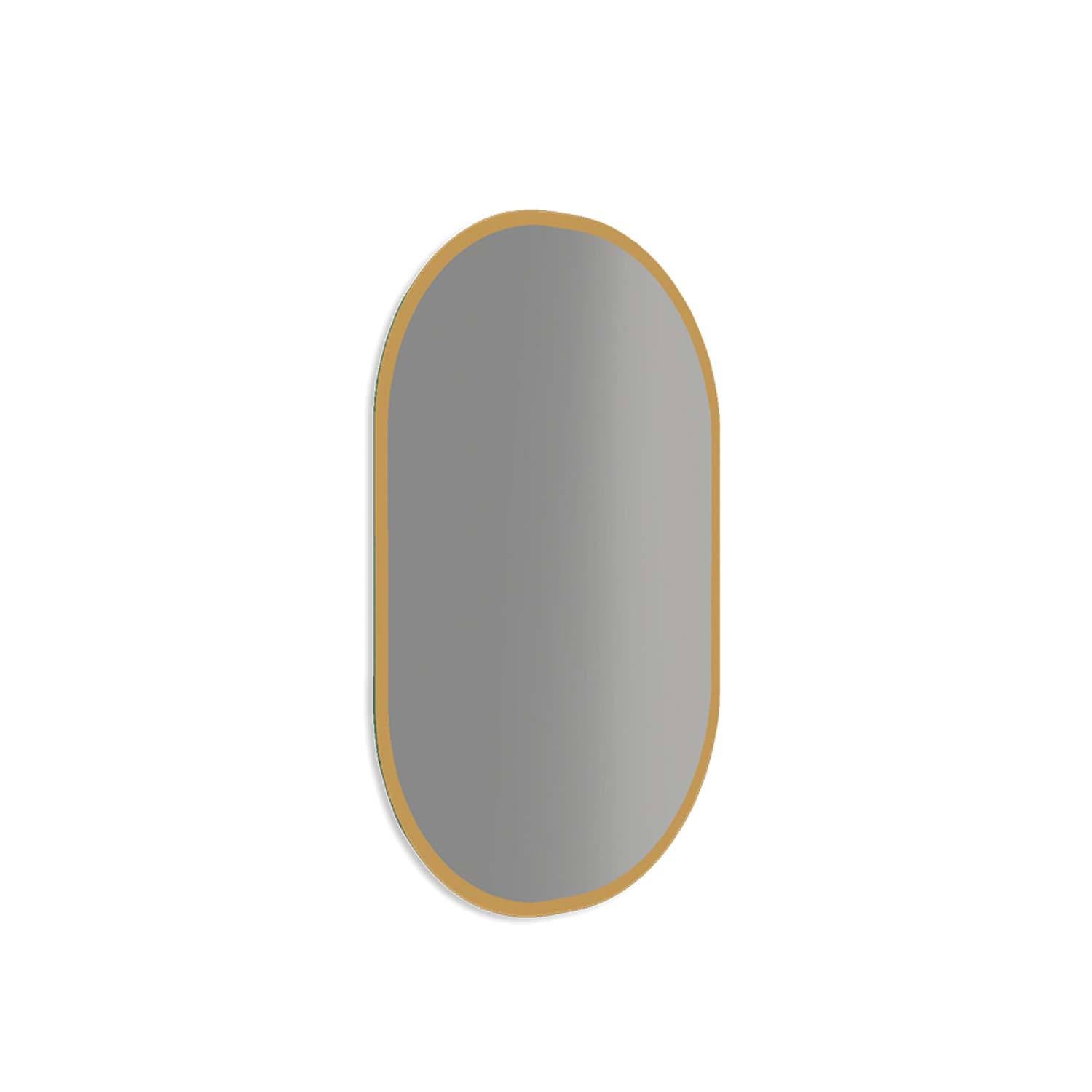 DAX Soul Reversible Mirror Matt Gold Metal Frame - 32 x 22