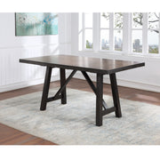 Halle - Counter Table With 18' Leaf - Dark Brown