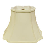 Slant Inverted Cut Corner Rectangle Softback Lampshade with Washer Fitter, Egg