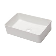 Modern European Design 21' x 14' White Ceramic Rectangular Vessel Bathroom Sink