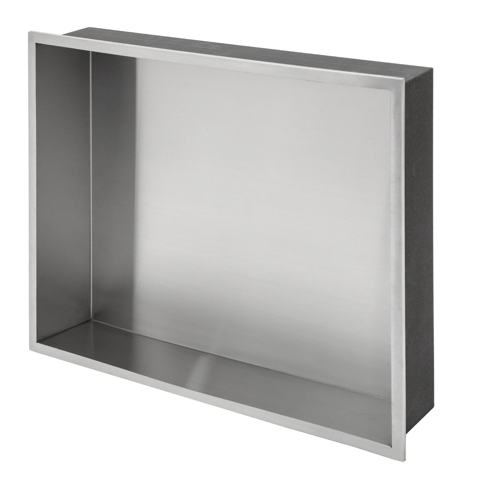 Stainless Steel Shower Niche with Brushed Nickel Finish, 19' x 15', Durable and Rust-Resistant