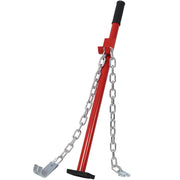 Universal 30-Inch Pulling Stick Tool for Car Repair - Red Steel Body Dent Fix