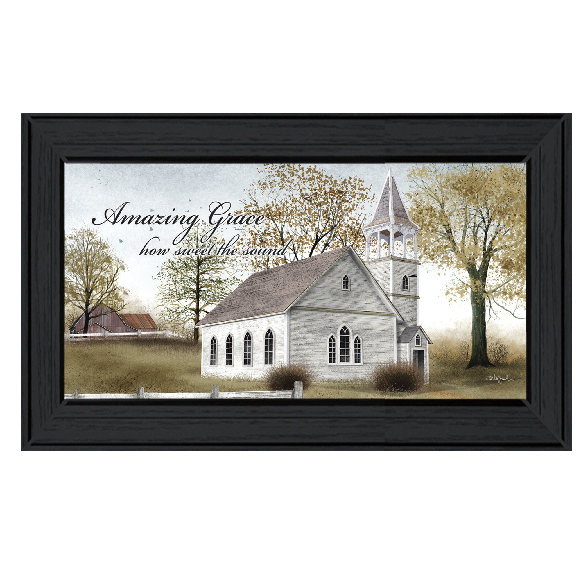 'Amazing Grace' By Billy Jacobs, Ready to Hang Framed Print, Black Frame