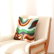 Decorative Cotton Embroideried Throw Pillow-18X18'