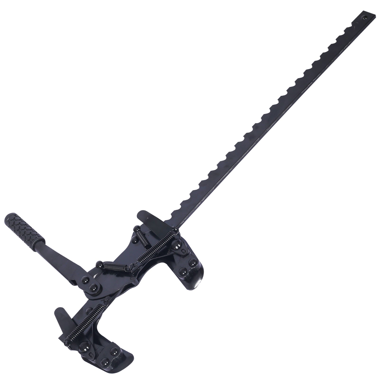 All-Purpose Fence Stretcher with Extra Hook for Easy Wire Adjustment, Black Steel, 33 Inches