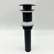 Bathroom Sink Drain without Overflow, Vessel Sink Lavatory Vanity Pop Up Drain Stopper, 304 Stainless Steel