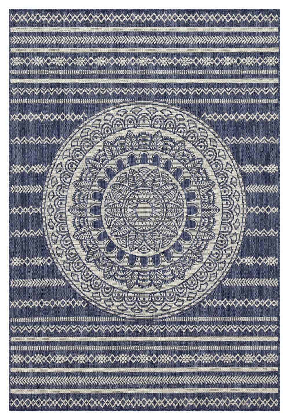 Sunshine GC_HAR2016 Blue 5 ft. 3 in. x 7 ft. 3 in. Indoor/Outdoor Area Rug