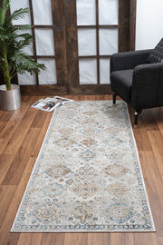 Noble GC_GEN7006 Ivory 2 ft. 7 in. x 7 ft. 3 in. Area Rug