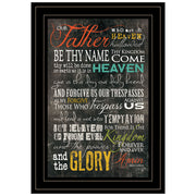'The Lords Prayer' By Marla Rae, Ready to Hang Framed Print, Black Frame