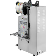 Semi-automatic Cup Sealing Machine, 300-500 Cup/h Tea Cup Sealer Machine, Silver Boba Cup Sealer Machine, 90/95mm Cup Diameter Boba Cup Sealing Machine with Control Panel for Bubble Milk Tea