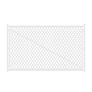 Adjustable Chain Link Walk Gate Kit with Round Corner Frame, Fit-Right, 3.8'H
