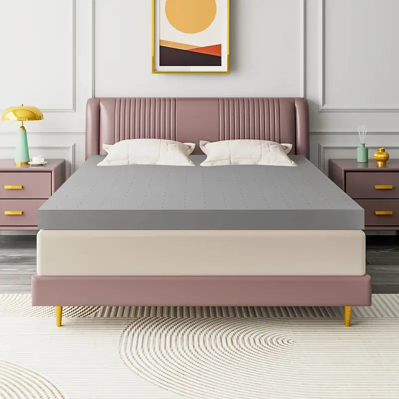 Extra Firm Twin Mattress Topper 2 Inch - High Density Firm Foam Bed Topper, CertiPUR-US Certified for Back Support & Pressure Relief