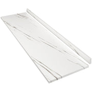 Laminate Countertop, Wood Plywood Sheets Table Top for DIY, Kitchen Countertop, Washer Dryer Counter Top, Office Desk Top, 96' L x 25.56' W x 0.75' D (Marble Texture)