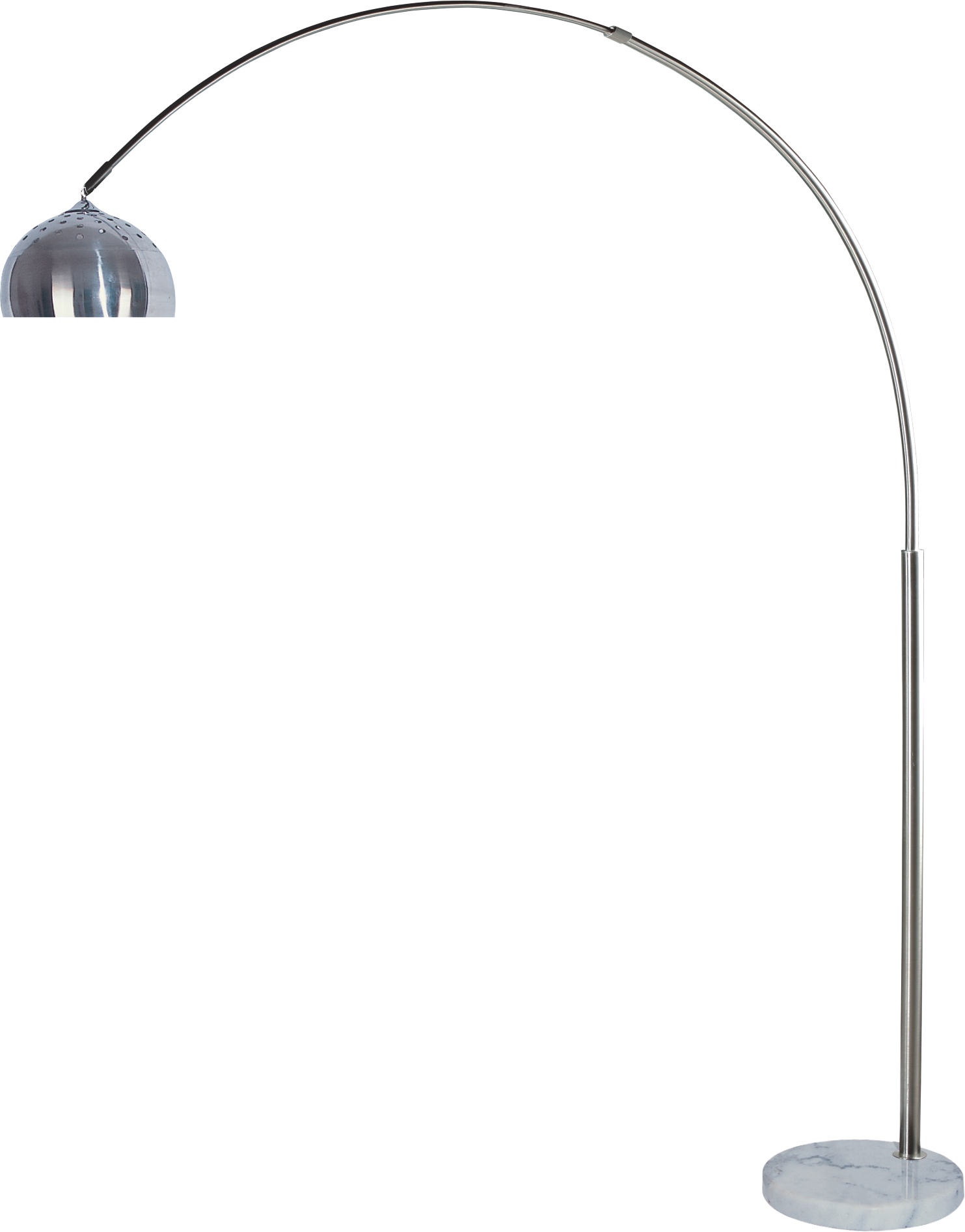 81'H STEEL MODERN ARCH FLOOR LAMP