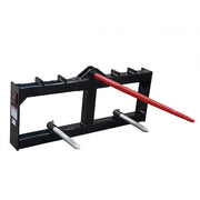 Landy Attachments 43'' Hay Spear Skid Steer Quick Tach