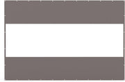 Heavy Duty Outdoor Clear Panel Curtain, 18 oz Waterproof PVC Polyester Curtain, Weather Resistant & Tearproof for Patios, Gazebos, Pergolas, Privacy Screen (8'H x 12'W, Gray)