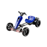 12V electric Kids Pedal Go Kart, Folder Go Kart, Outdoor Ride on Toy with Adjustable Seat, 4 Non-Slip EVA Wheels for Boys and Girls For Age 3-8 Years Old (Blue)