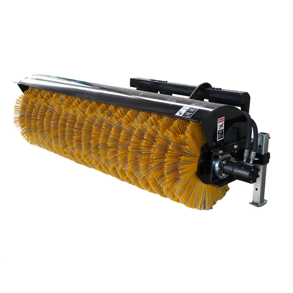 72' Skid Steer Hydraulic Rotary Angle Broom Sweeper