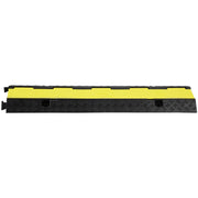 3 PCs Cable Protector Ramp 2 Channel 12000 lbs Load Wire Cable Cover Ramp