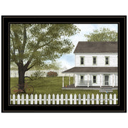 'Green, Green Grass of Home' by Billy Jacobs, Ready to Hang Framed Print, Black Frame
