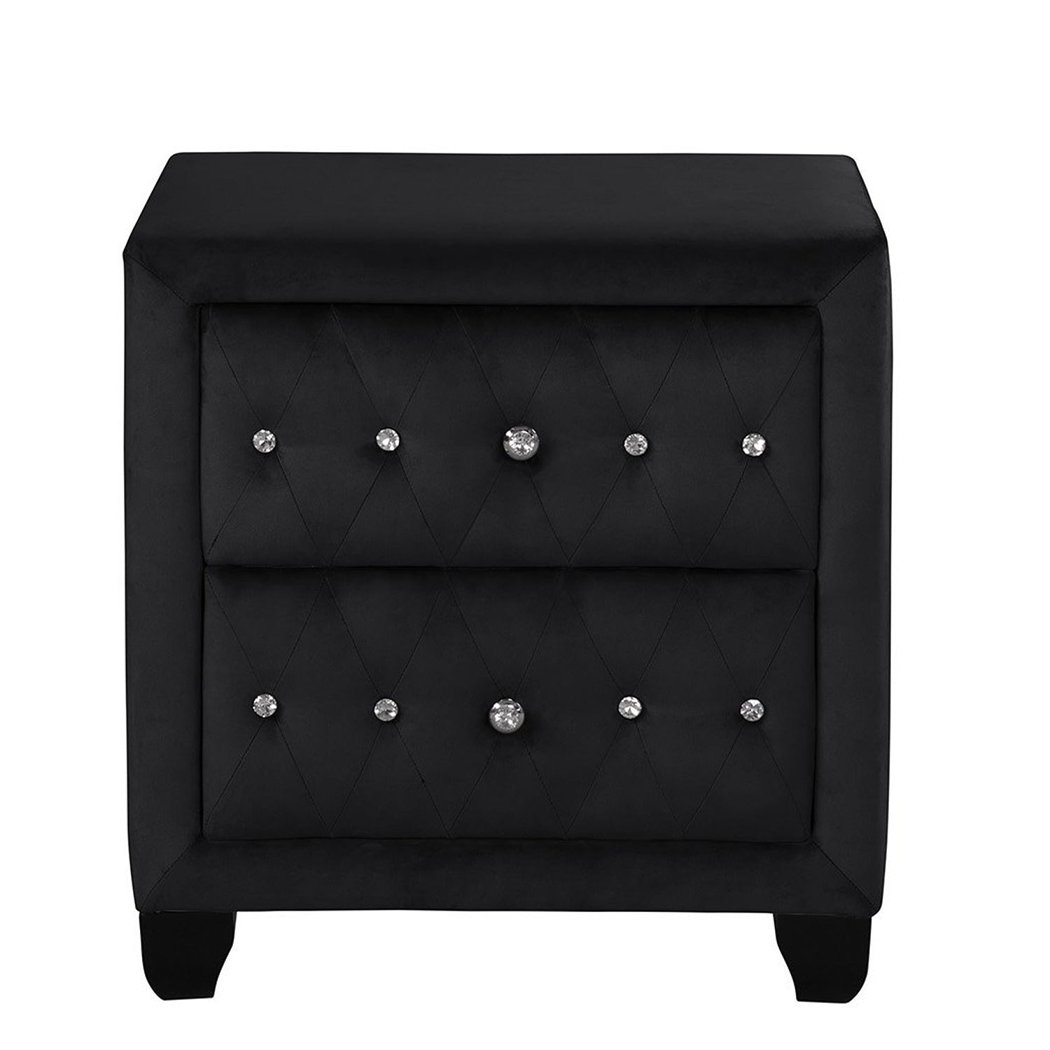 Sophia Modern style Night Stand Made With Wood In Black same asG150108575 (NJ inventory)