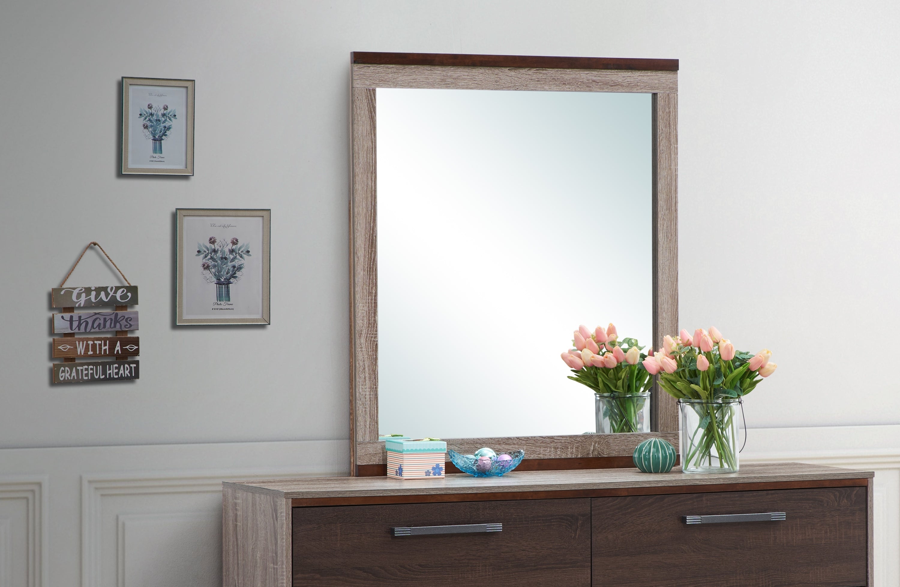 Magnolia G1400-M Mirror , Gray/Brown