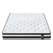 12 Inch QUEEN Size Hybrid Mattress Individual ocket Spring Soft Memory Foam Breathable Knitted Fabric Cover Mattress for Bedroom Oeko-Tex 100 Certified