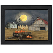 'Harvest Moon' By Billy Jacobs, Ready to Hang Framed Print, Black Frame
