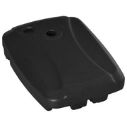 Outsunny Cantilever Umbrella Base, 165 lbs. Capacity, Portable Offset Umbrella Stand on Wheels, Mobile, Heavy-Duty, Fillable with Water or Sand, Black
