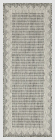 Sunshine GC_HAR2015 Silver 2 ft. 7 in. x 7 ft. 3 in. Indoor/Outdoor Area Rug