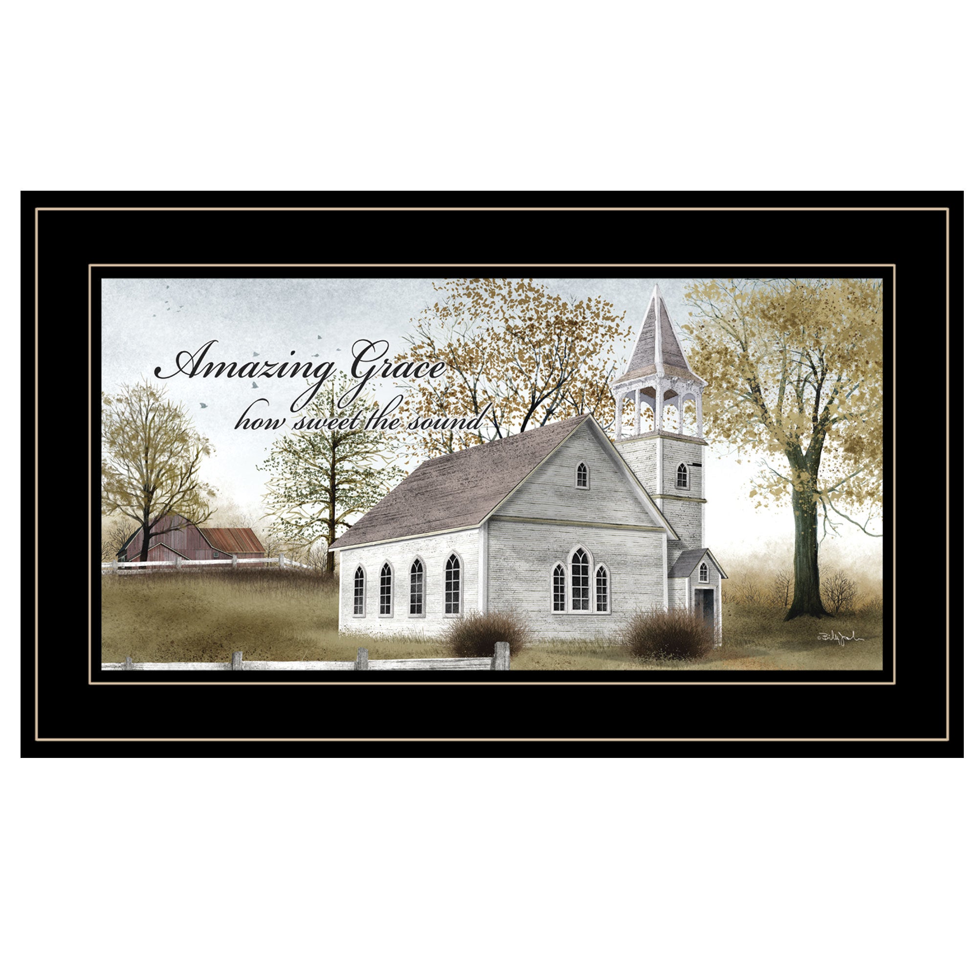 'Amazing Grace' By Billy Jacobs, Ready to Hang Framed Print, Black Frame