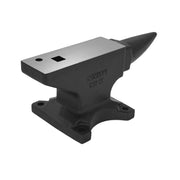 High Hardness Single Horn Anvil, 45Lbs Cast Steel, Black, with Four Holes for Fixing and Large Countertop