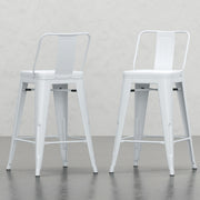 Keeley 24 inch Metal Counter Height Stool (Set of 2)