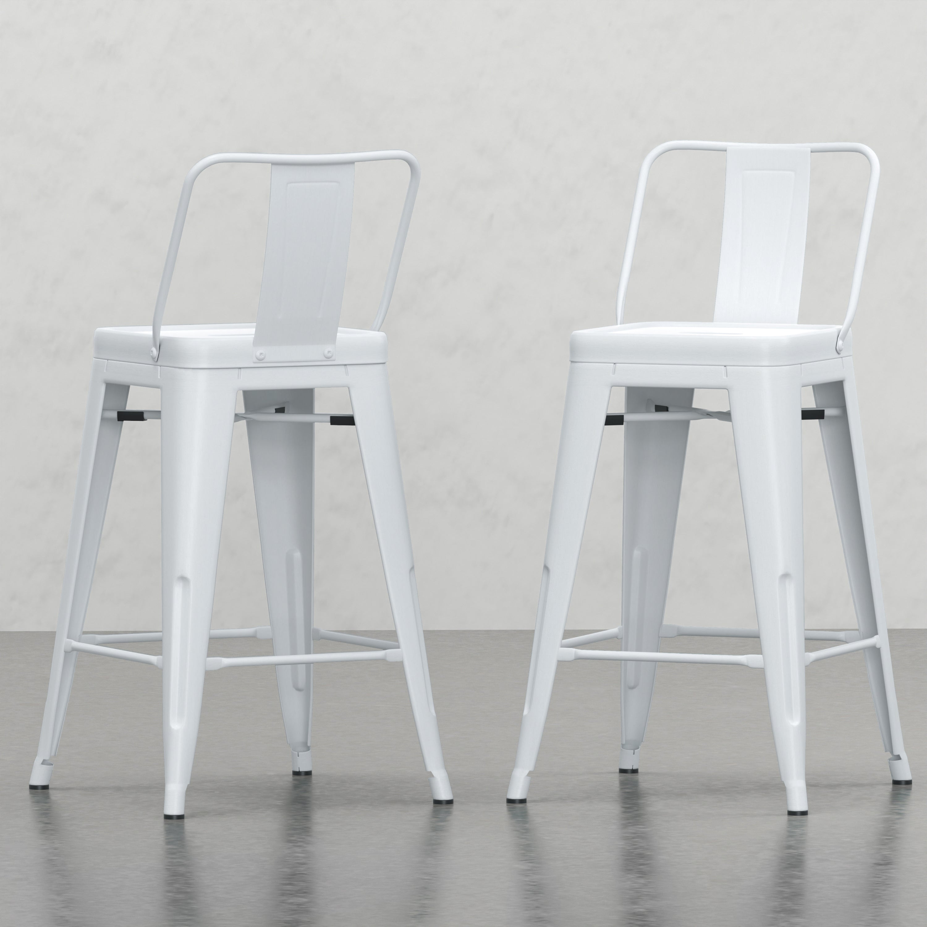 Keeley 24 inch Metal Counter Height Stool (Set of 2)