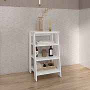 BATHBI 30' High  4-Tier Ladder Shelf  Organizer for Bathroom, Side Table, Living room in White