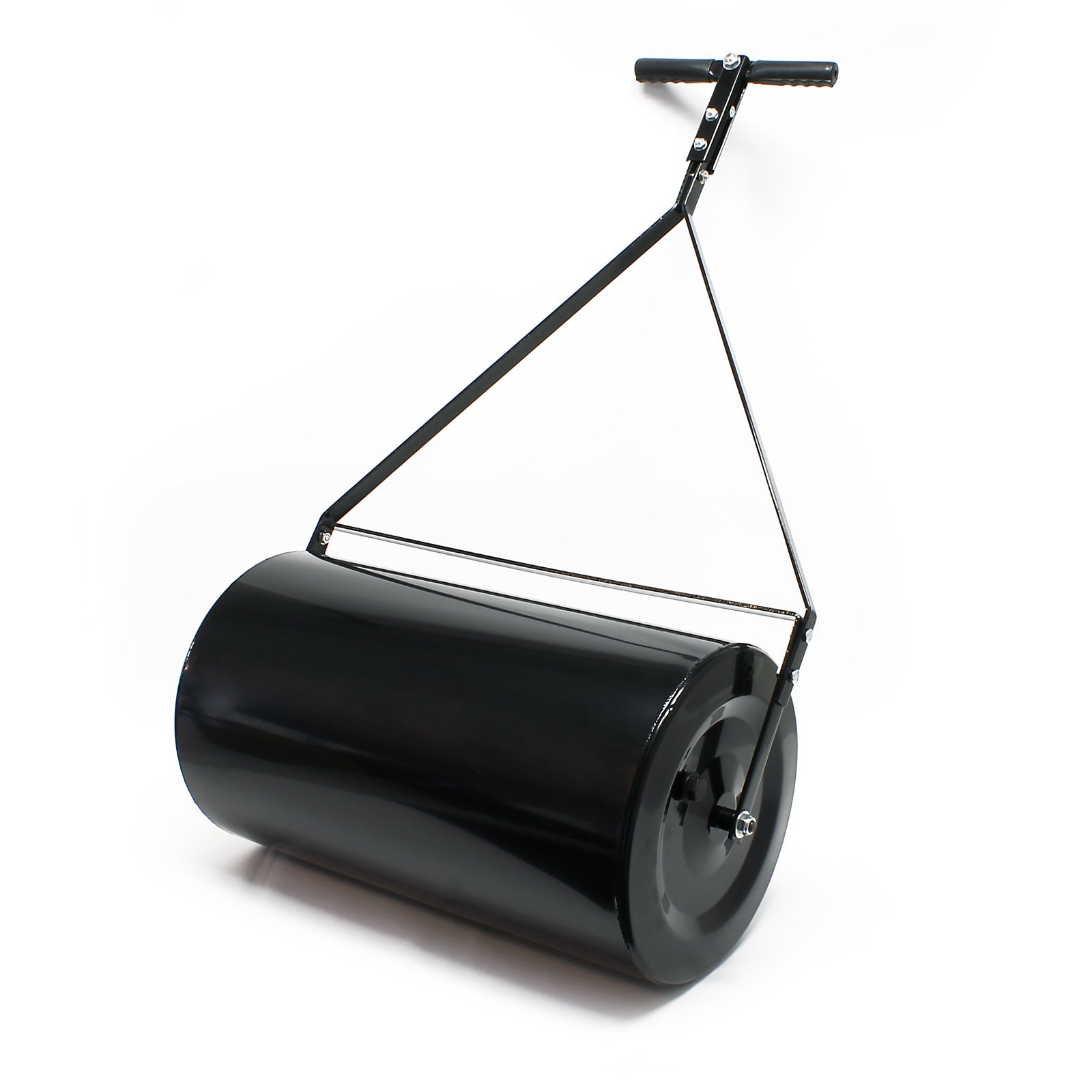 Combination Push/Tow Lawn Roller with Easy-Turn Plug, 14 by 24'  60L/16 GALLON,for Garden, Farm, Park, Black