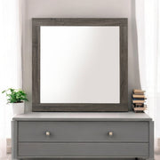 Avantika Rustic Gray Oak Finish Mirror