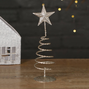 Expobazaar Metal Wire Tree Ornament - Silver